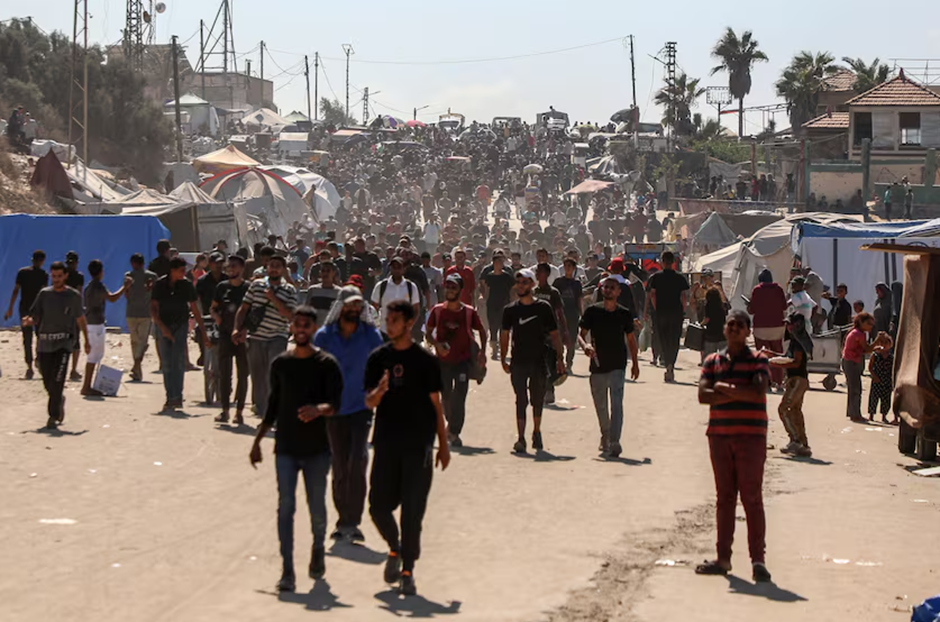 Palæstinenserne vender hjem. Kilde: © Rizek Abdeljawad, Zuma/Ritzau Scanpix